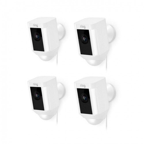 Ring Spotlight Cam Wired - 4-Pack - White
