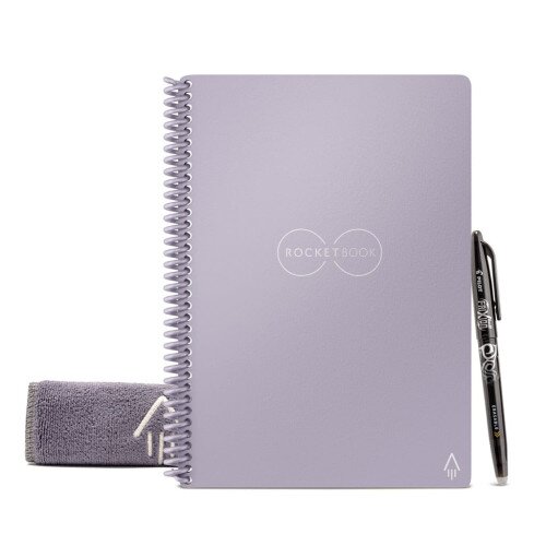 Rocketbook Core - Executive 6 in x 8.8 - Dot Grid - Lightspeed Lilac