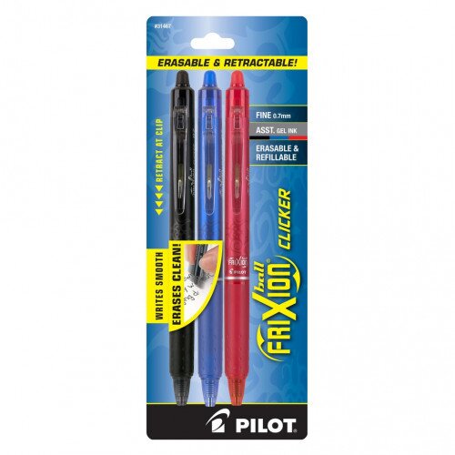 Pilot FriXion Ball Clicker - 3 Pack