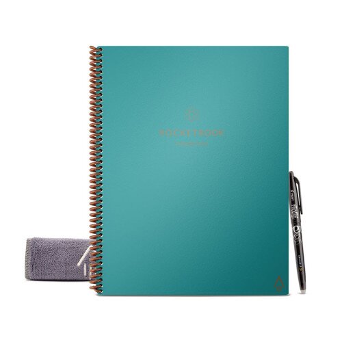 Rocketbook Fusion Plus All-in-One Planner NoteBook - Letter - Neptune Teal