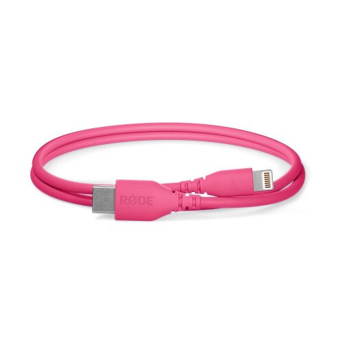 RODE SC21 USB-C to Lightning Cable (30cm) - Pink