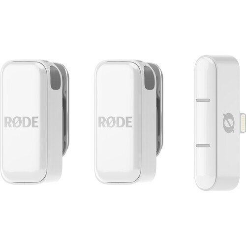 RODE Wireless Micro Ultra-Compact Wireless Microphone - White - USB-C