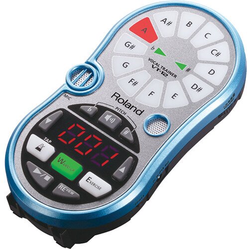 Roland VT-12 Vocal Trainer Digital Voice Recorder - Aqua Blue