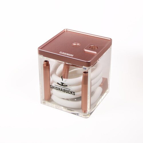 Shishabucks Cloud Micro + Sky Bowl + Stratus - Rose Gold - Green Bowl - Regular (20-25g) - Premium Stratus