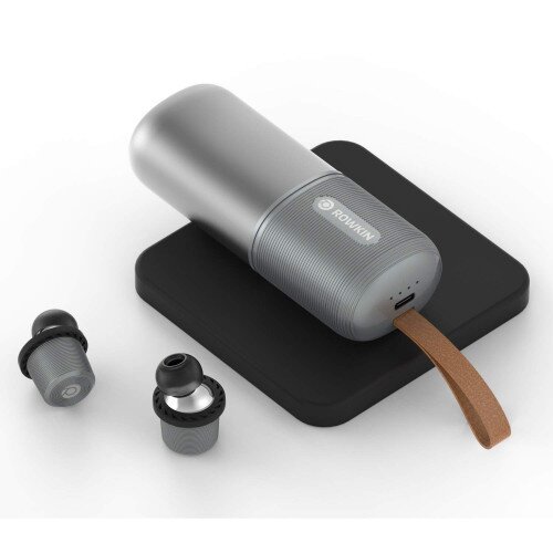 Rowkin Ascent Charge+ True Wireless Earbuds - Slate Gray