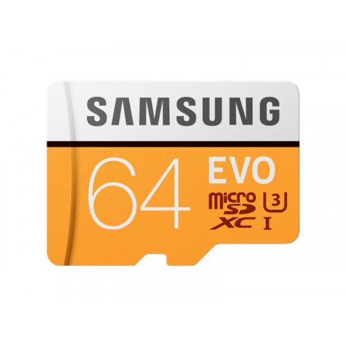 Samsung MicroSDXC EVO Memory Card w/ Adapter - 64GB