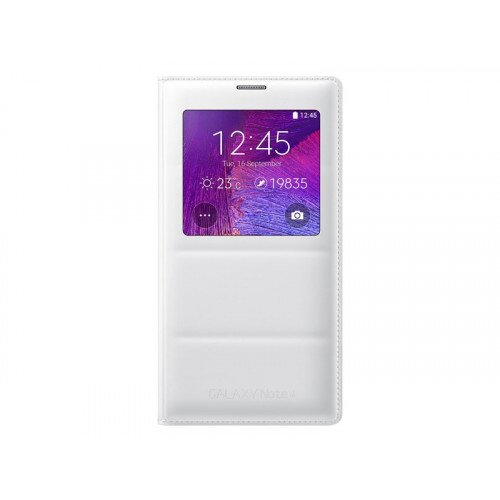 Samsung Galaxy Note 4 SView Flip Cover - Frost White