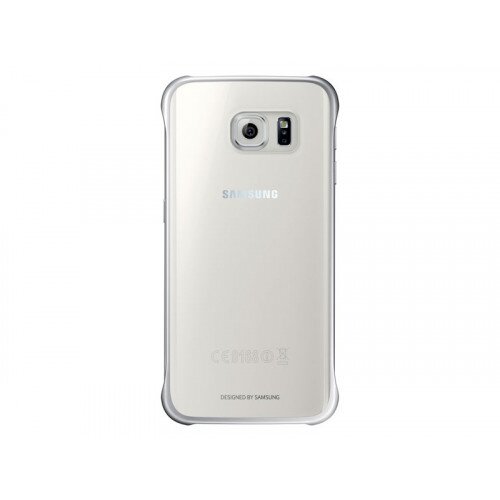 Samsung Galaxy S6 edge Clear Protective Cover - Clear Silver