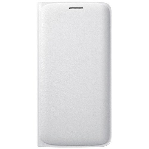 Samsung Galaxy S6 edge Wallet Flip Cover - White