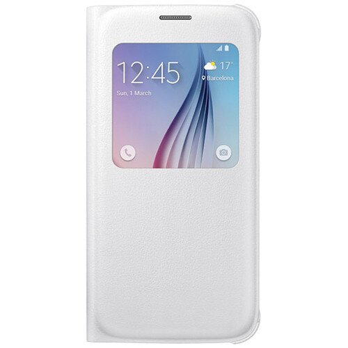 Samsung Galaxy S6 SView Flip Cover - White