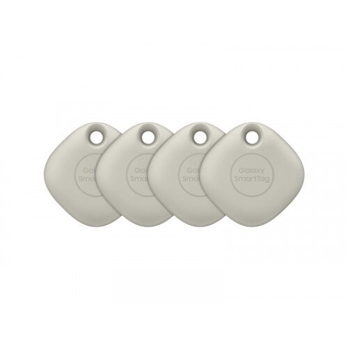 Samsung Galaxy SmartTag Bluetooth Tracker - Oatmeal - 4 Pack