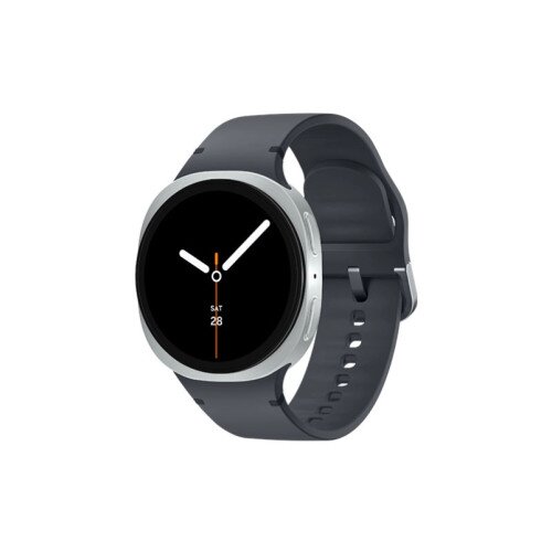 Samsung Galaxy Watch8 - Silver - 40mm - Graphite - Small/Medium
