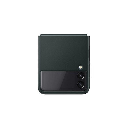 Samsung Galaxy Z Flip 3 5G Leather Cover - Green