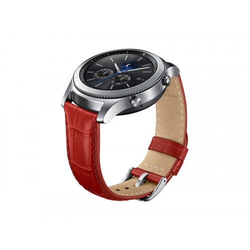 Samsung Gear S3 Alligator Grain Leather Band - Red