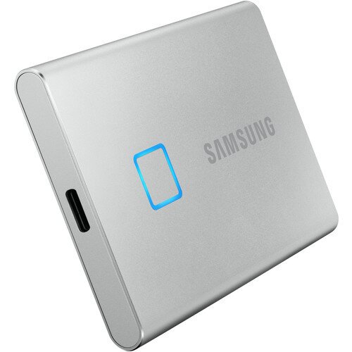 Samsung Portable SSD T7 Touch USB 3.2 - 1TB - Silver