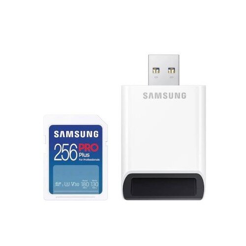 Samsung PRO Plus Full-Size SDXC Card + Reader