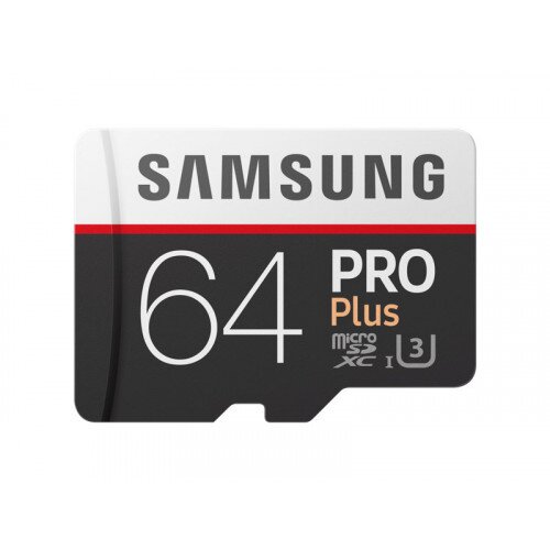 Samsung MicroSDXC PRO Plus Memory Card w/ Adapter - 64GB