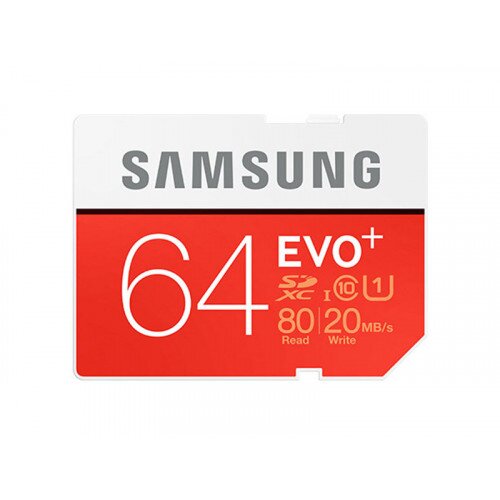 Samsung SDXC EVO+ Memory Card - 64GB