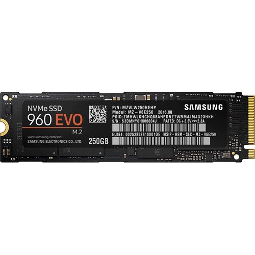 Samsung SSD 960 EVO NVMe M.2 - 250GB