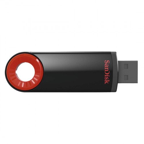 SanDisk Cruzer Dial USB Flash Drive - Black - 128GB