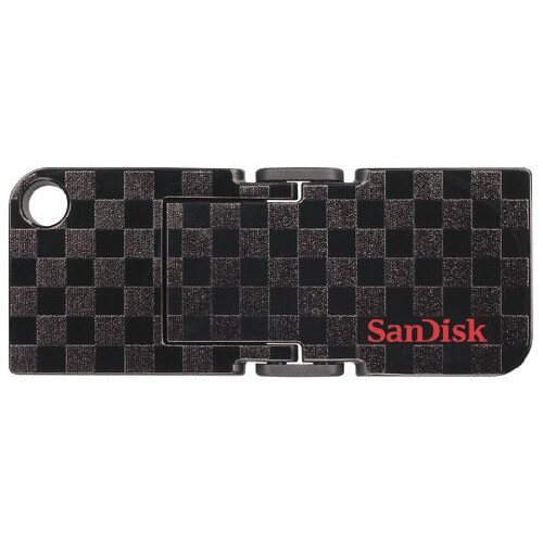 SanDisk Cruzer Pop USB Flash Drive - 8GB - Checkerboard