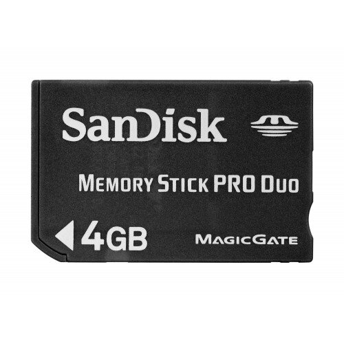 SanDisk Memory Stick PRO Duo Card - 4GB