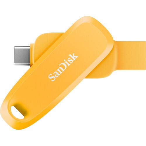 SanDisk Phone USB 3.2 Gen 1 Flash Drive for Android - 256GB - Yellow Daffodil