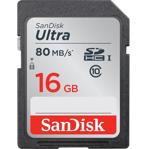 SanDisk Ultra SDHC / SDXC UHS-I Memory Card - 16GB