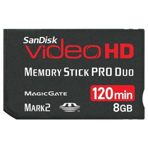 SanDisk Video HD Memory Stick PRO Duo - 8GB