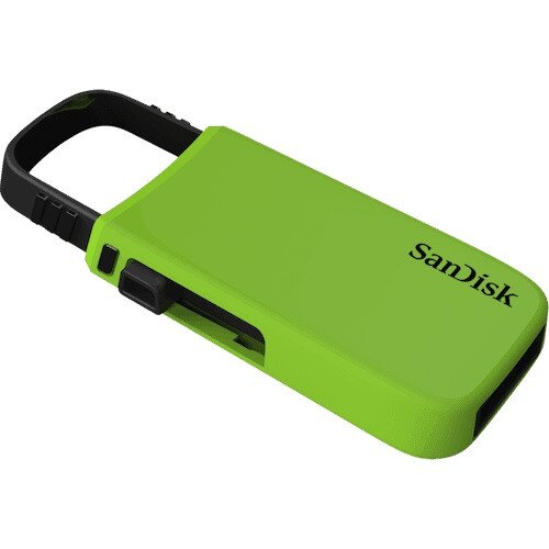 SanDisk Cruzer U USB Flash Drive - 16GB - Green