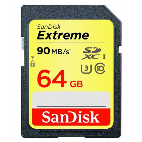SanDisk Extreme SDHC / SDXC UHS-I Memory Card - 64GB