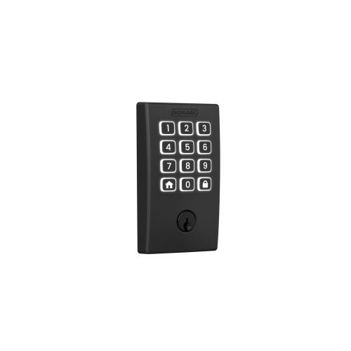 Schlage Arrive Smart WiFi Deadbolt with Century Trim - Matte Black