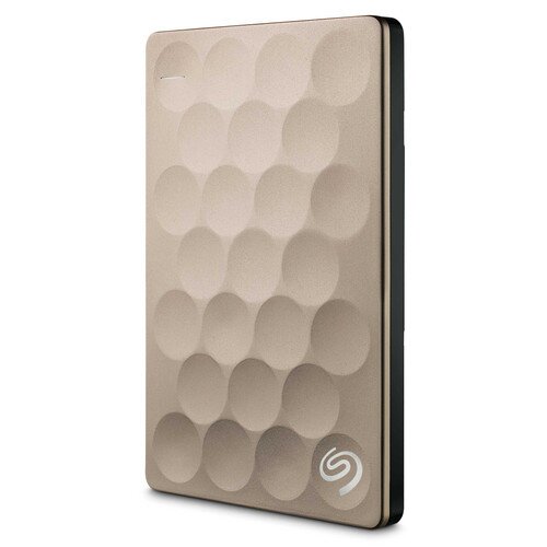 Seagate Backup Plus Ultra Slim Portable Drive - 2TB - Gold