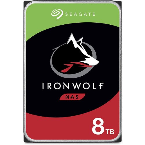 Seagate IronWolf Internal Hard Drive - 8TB - 256MB - 7200RPM
