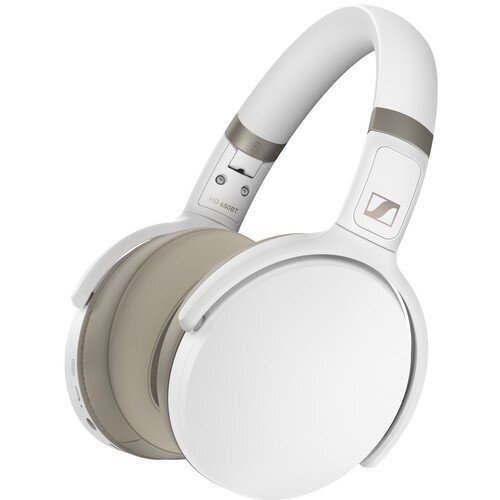 Sennheiser HD 450BT Noise-Canceling Wireless Over-Ear Headphones - White