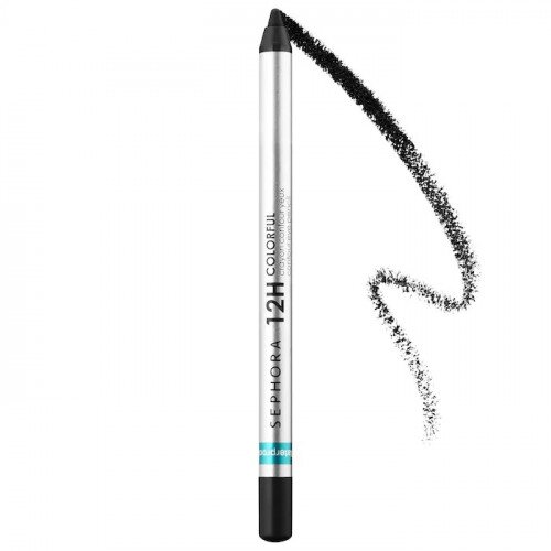 SEPHORA COLLECTION 12 Hour Colorful Contour Pencil Eyeliner - 01 Black Lace - Matte Finish