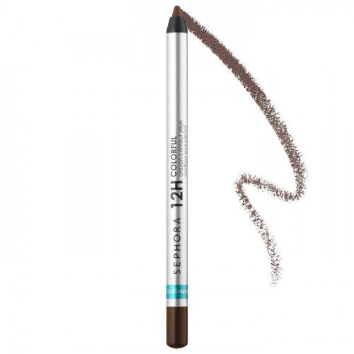 SEPHORA COLLECTION 12 Hour Colorful Contour Pencil Eyeliner - 12 Cappuccino - Glitter Finish