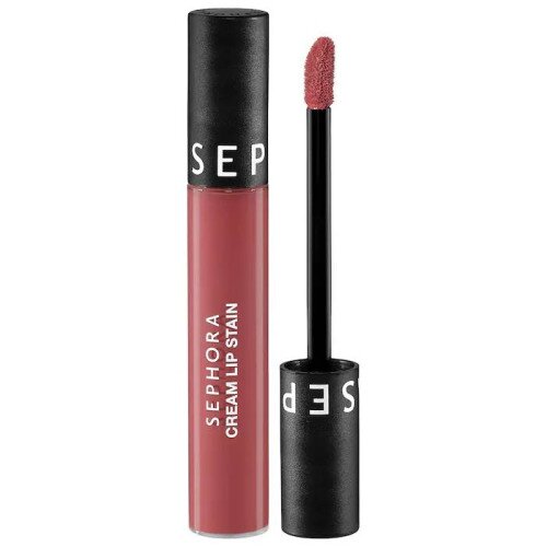 SEPHORA COLLECTION Cream Lip Stain 10HR Liquid Lipstick - 121 Blush Addict