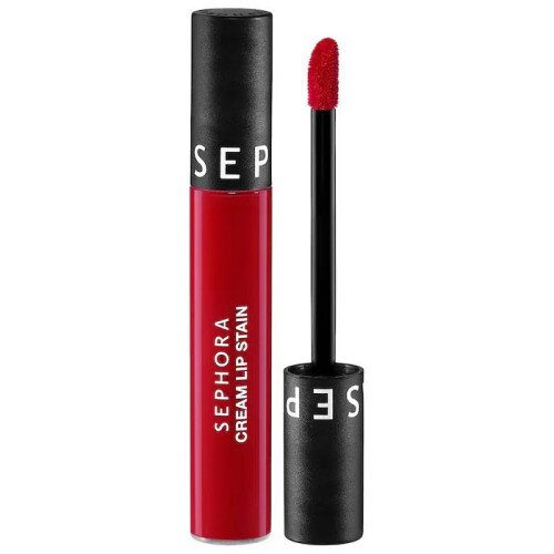 SEPHORA COLLECTION Cream Lip Stain 10HR Liquid Lipstick - 129 Risky Red