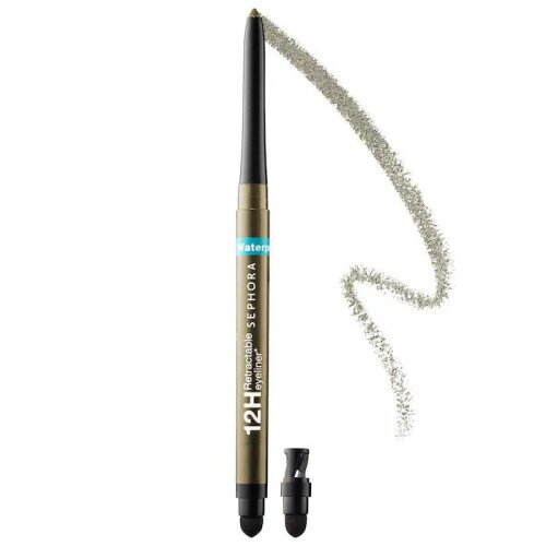 SEPHORA COLLECTION Waterproof 12HR Retractable Eyeliner Pencil - 12- Shimmer Green