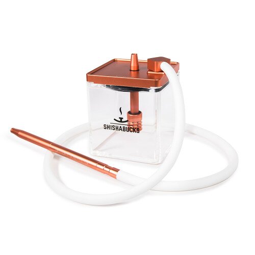 Shishabucks Cloud Micro + Sky Bowl + Stratus - Peach Gold - Rose Gold Bowl - Regular (20-25g) - Premium Stratus