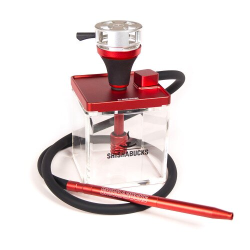 Shishabucks Cloud Micro + Sky Bowl + Stratus - Red - Grey Bowl - Regular (20-25g) - Premium Stratus