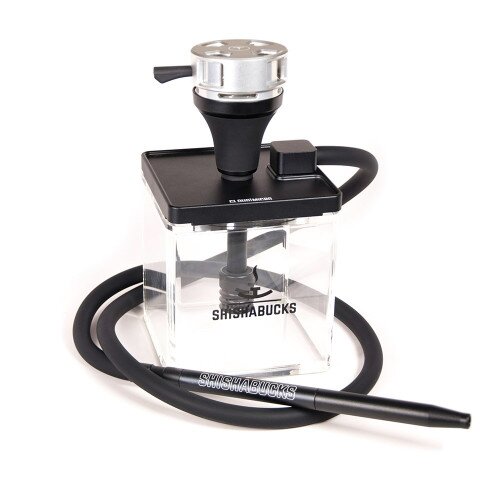 Shishabucks Cloud Micro + Sky Bowl + Stratus - Black - Grey Bowl - Regular (20-25g) - Premium Stratus