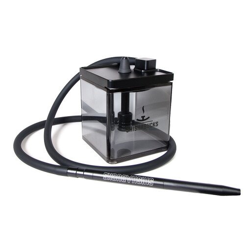 Shishabucks Cloud Micro + Sky Bowl + Stratus - Double Black - Red Bowl - Mini (10-15g) - Premium Stratus