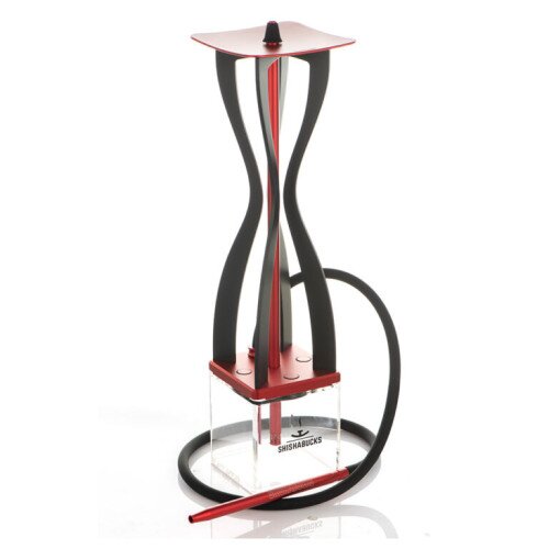 Shishabucks Cloud One Hookah - Red and Black