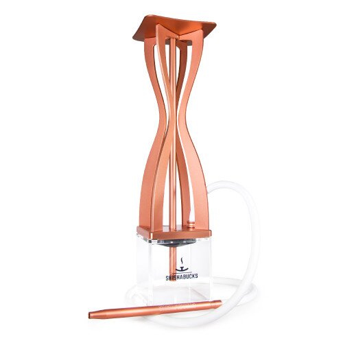 Shishabucks Cloud One + Sky Bowl + Stratus - Peach Gold - Rose Gold Bowl - Mini (10-15g)