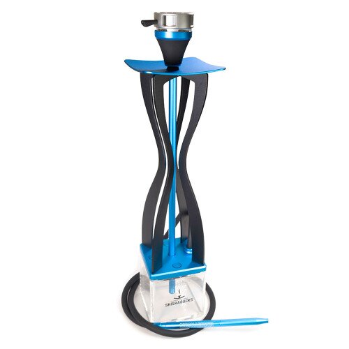 Shishabucks Cloud One + Sky Bowl + Stratus - Blue/Black - Rose Gold Bowl - Regular (20-25g)