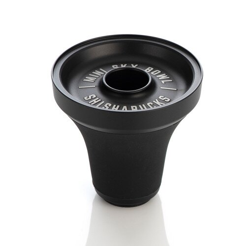 Shishabucks Premium Sky Bowl - Black - Mini (10-15 Grams)