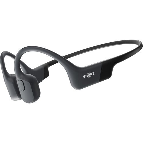 Shokz Openrun Bone Conduction Open-Ear Endurance Headphones - Black - Standard - Magnetic Induction