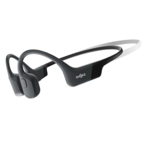 Shokz Openrun Bone Conduction Open-Ear Endurance Headphones - Black - Mini - Magnetic Induction